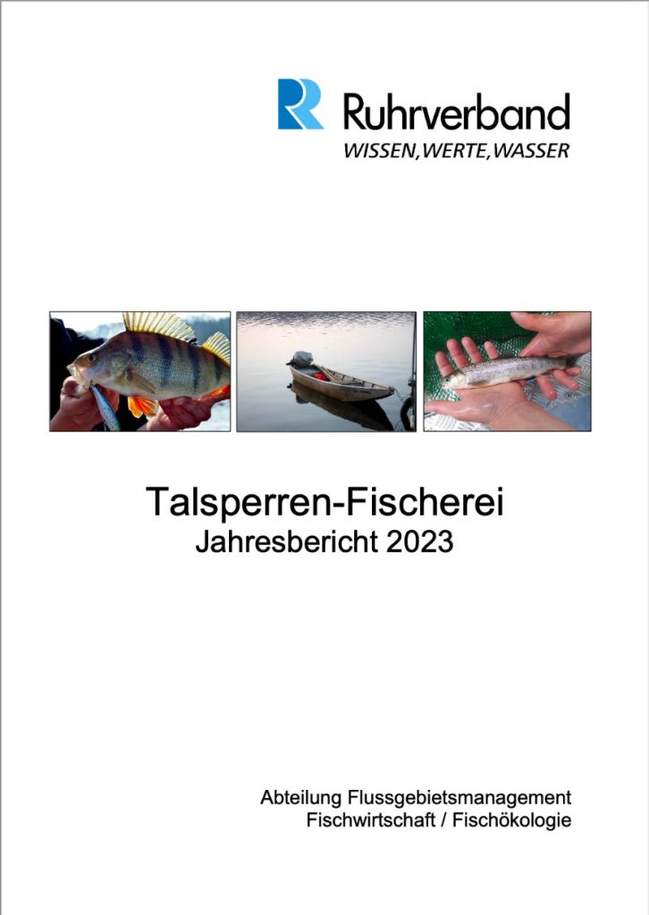 Titelseite des Jahresberichts der Talsperrenfischerei 2023